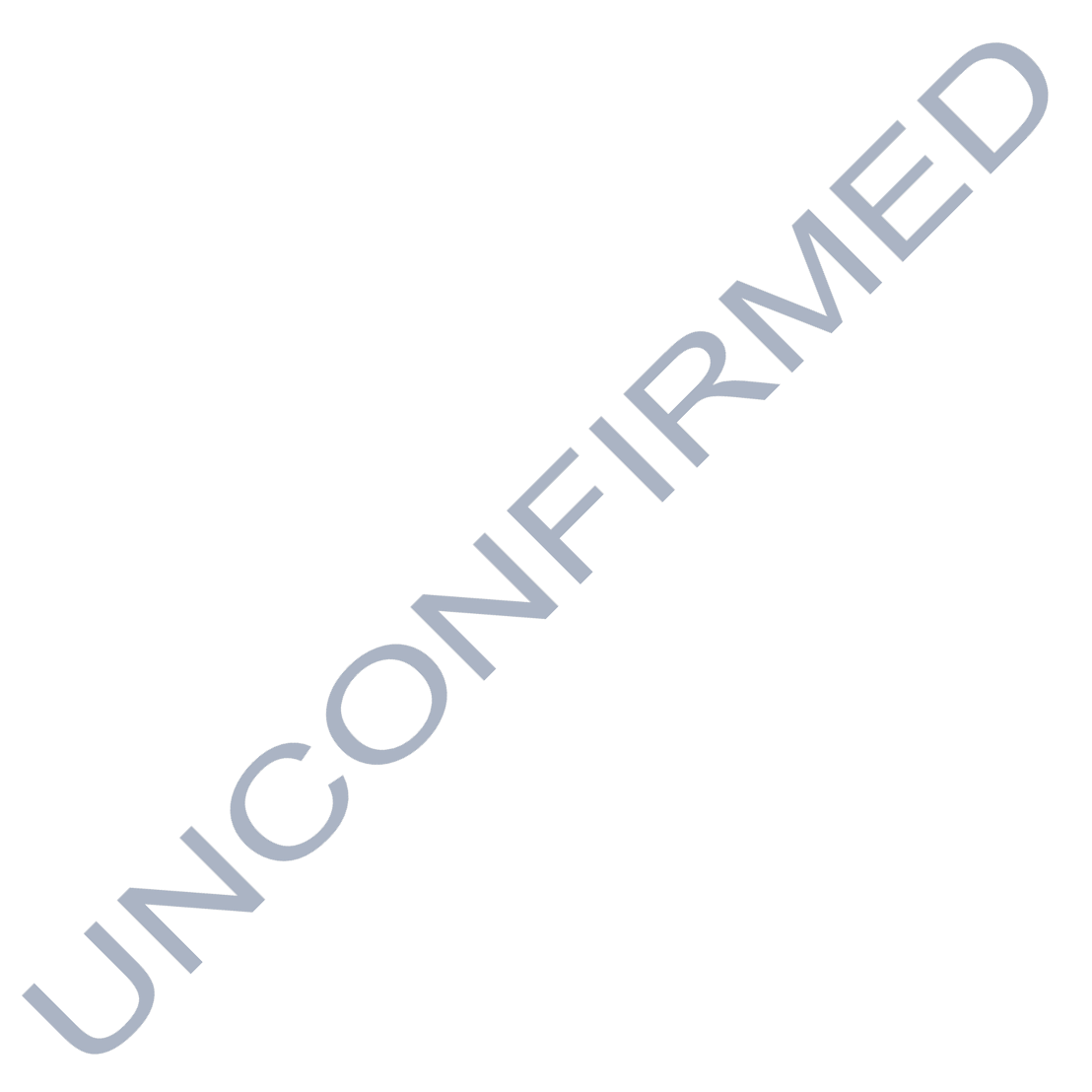 UNCONFIRMED